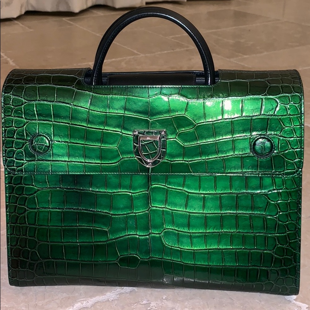 Christian Dior brand new crocodylus porosus marine